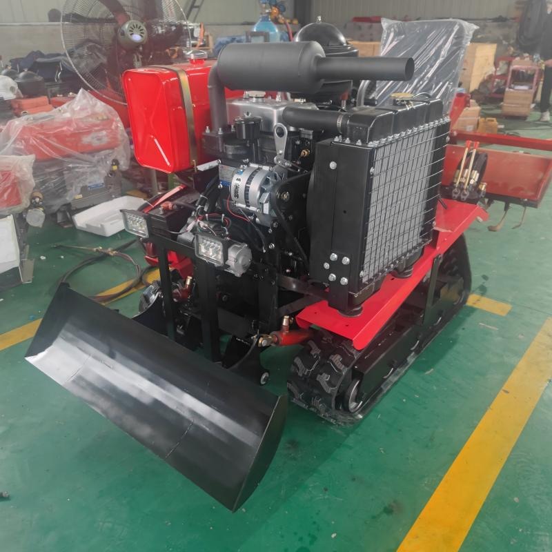 Farming Agriculture Jobs - Durable Multifunctional Ride-on Crawler Tiller For