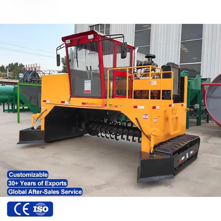 Automatic Compost Manure Makin - огляд і ціна Compost Turner Machine