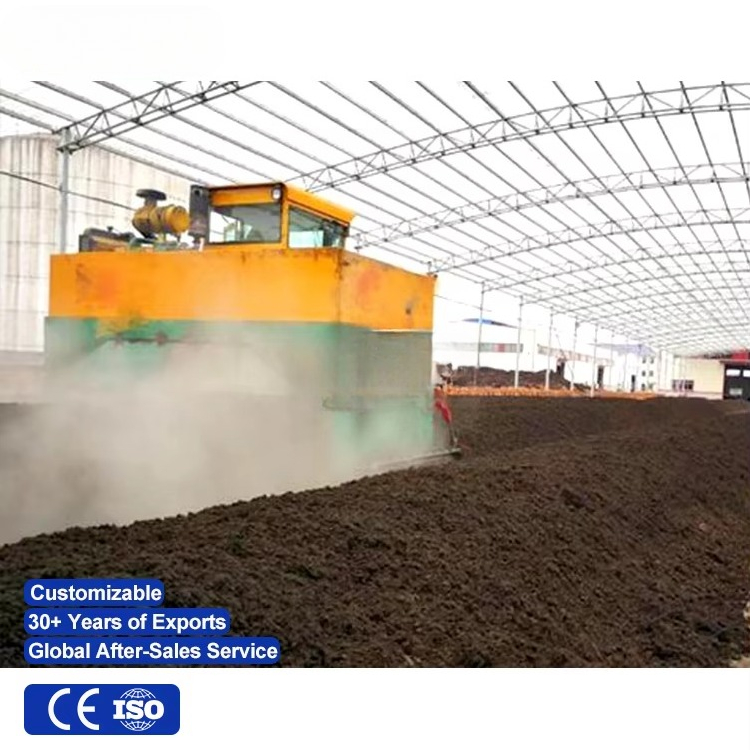 Automatic Compost Manure Makin - огляд і ціна Compost Turner Machine