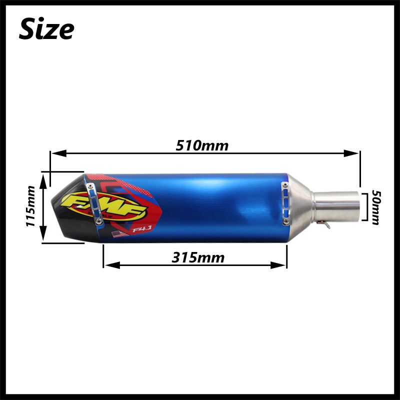 Inlet 50mm FMF 4T Exhaust Pipe - огляд і ціна Husqvarna Chainsaw 450