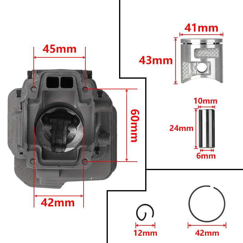 XCAN Chainsaw Cylinder Piston  - огляд і ціна Husqvarna Chainsaw 440