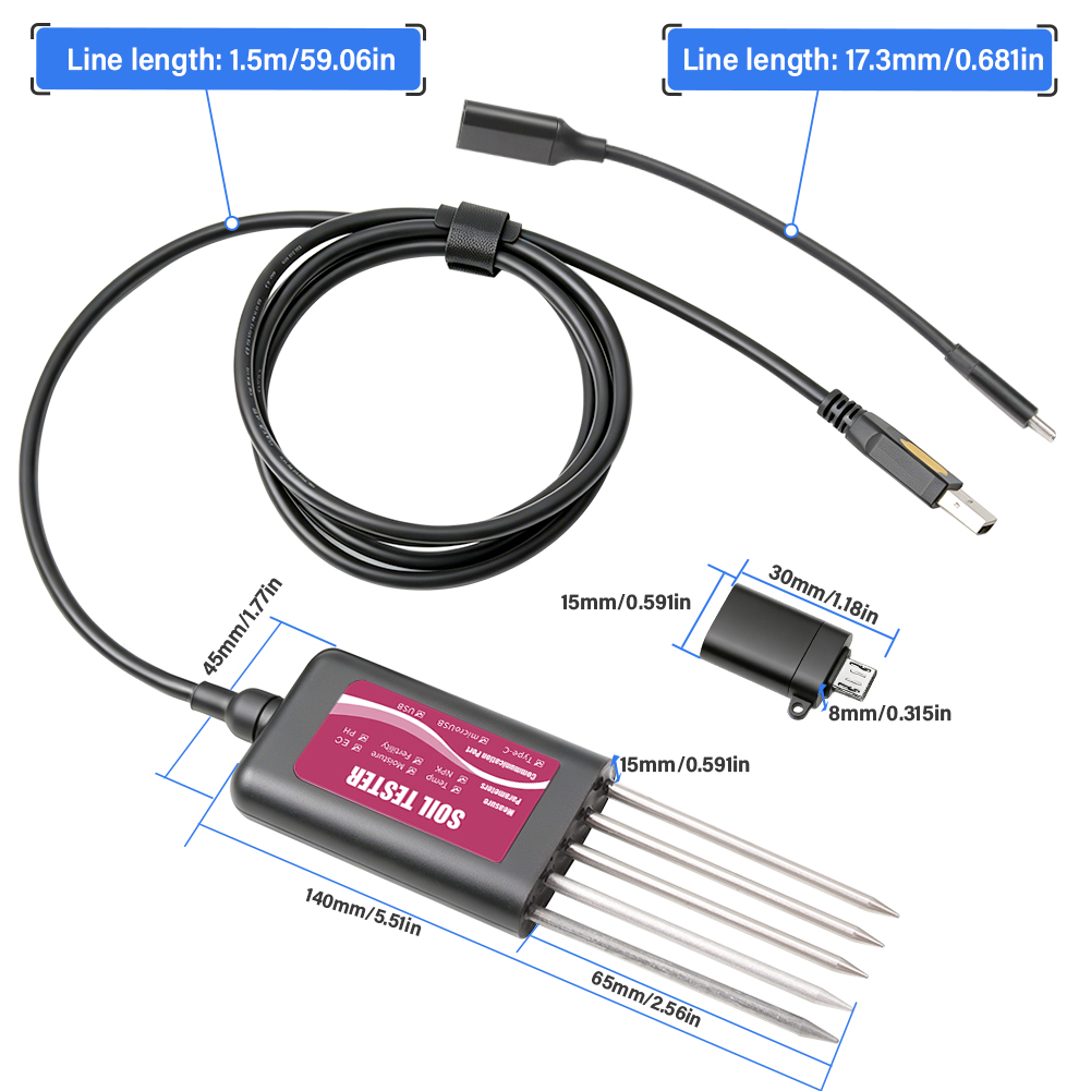8in1 Smart Soil Tester NPK PH  - огляд і ціна Plant Growth Regulator