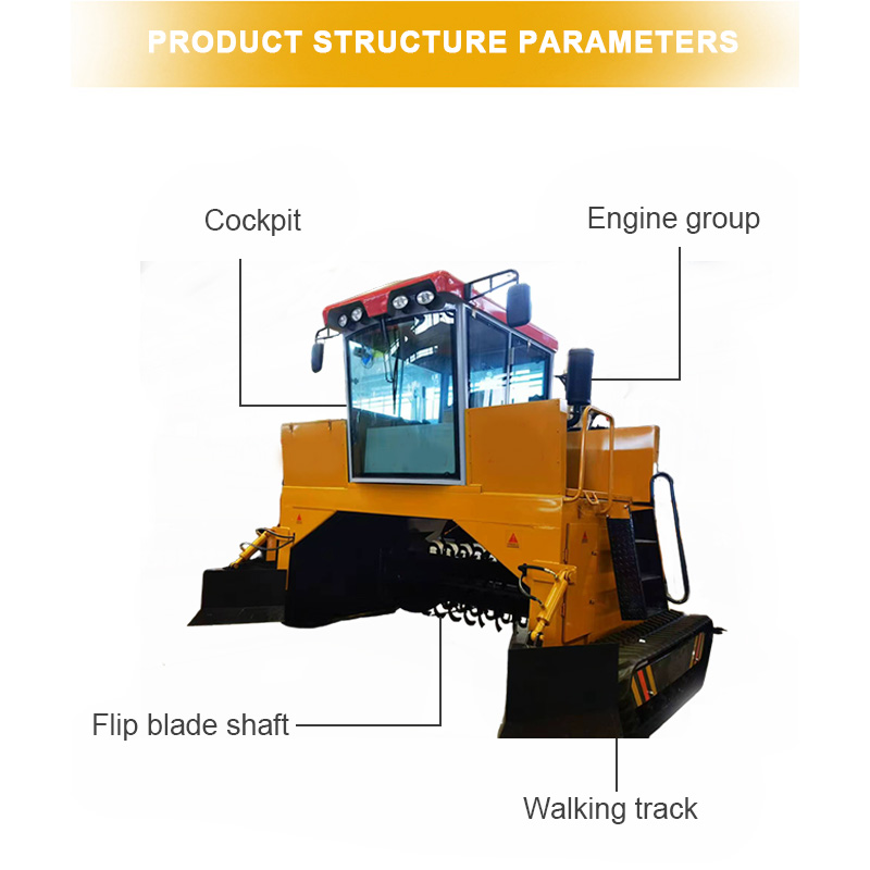 Large Capacity Agriculture Mob - огляд і ціна Compost Turner Machine