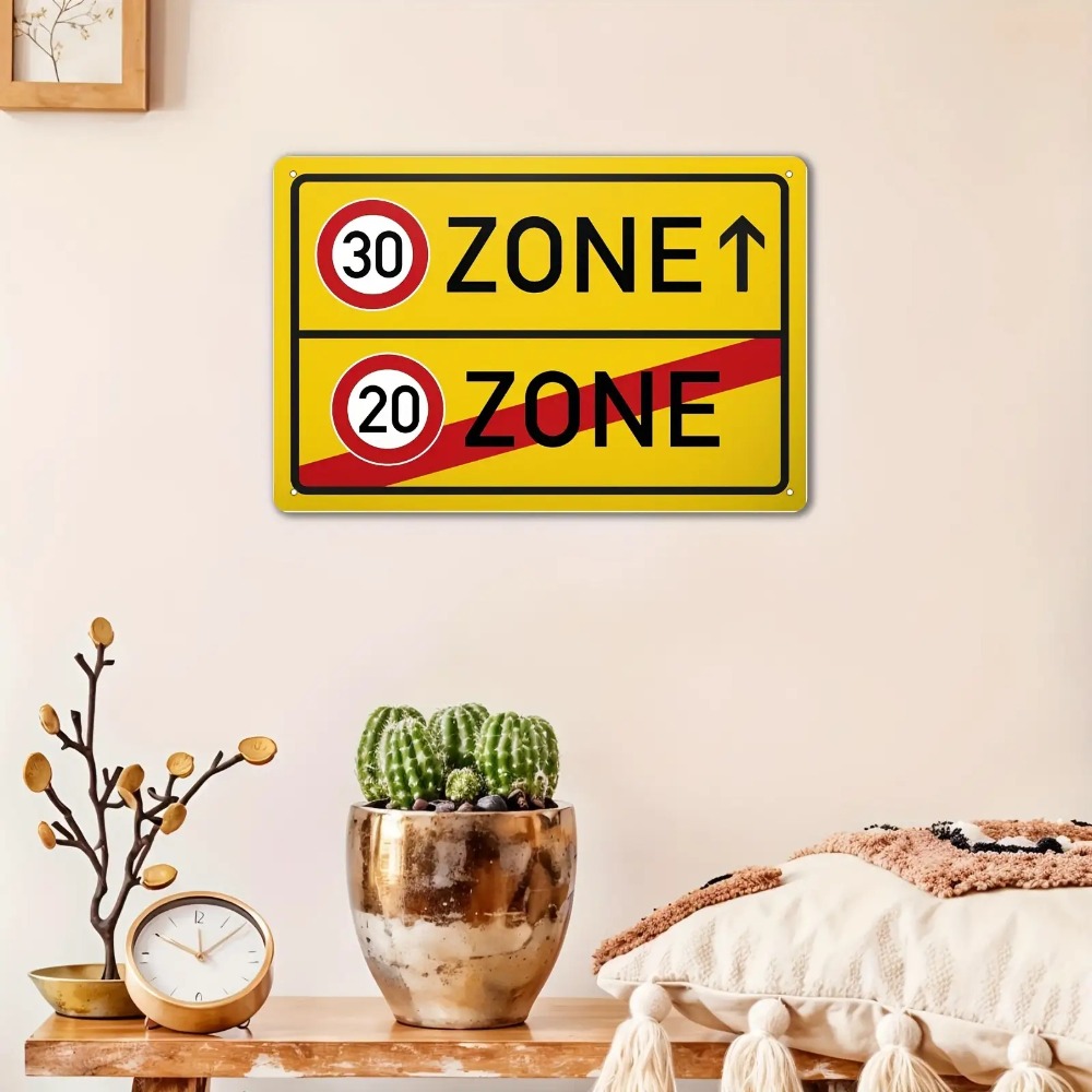 Tin Sign - 30 20 Speed Limit Z - огляд і ціна Farming Zone