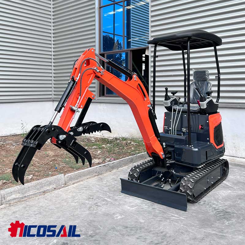 Multi-Use 1-2ton Mini Excavato - огляд і ціна Farming Agriculture Jobs
