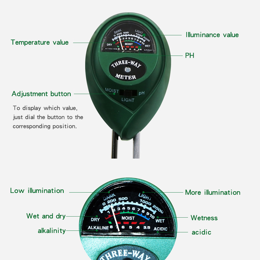 3in1 Soil Garden PH Meter Sunl - огляд і ціна Plant Growth Regulator